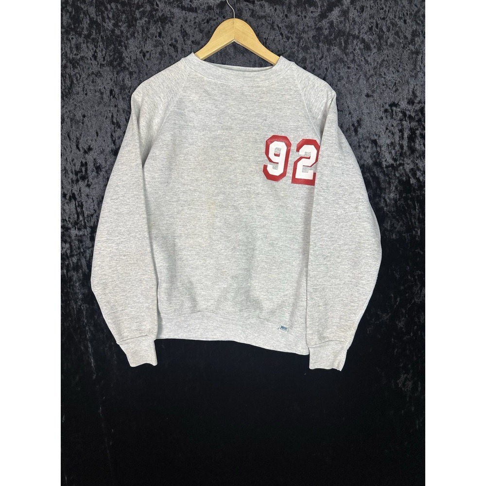 Vintage‎ 90s Discus Athletics Chicago Bulls Sweater Mens L Gray Horace Grant #92